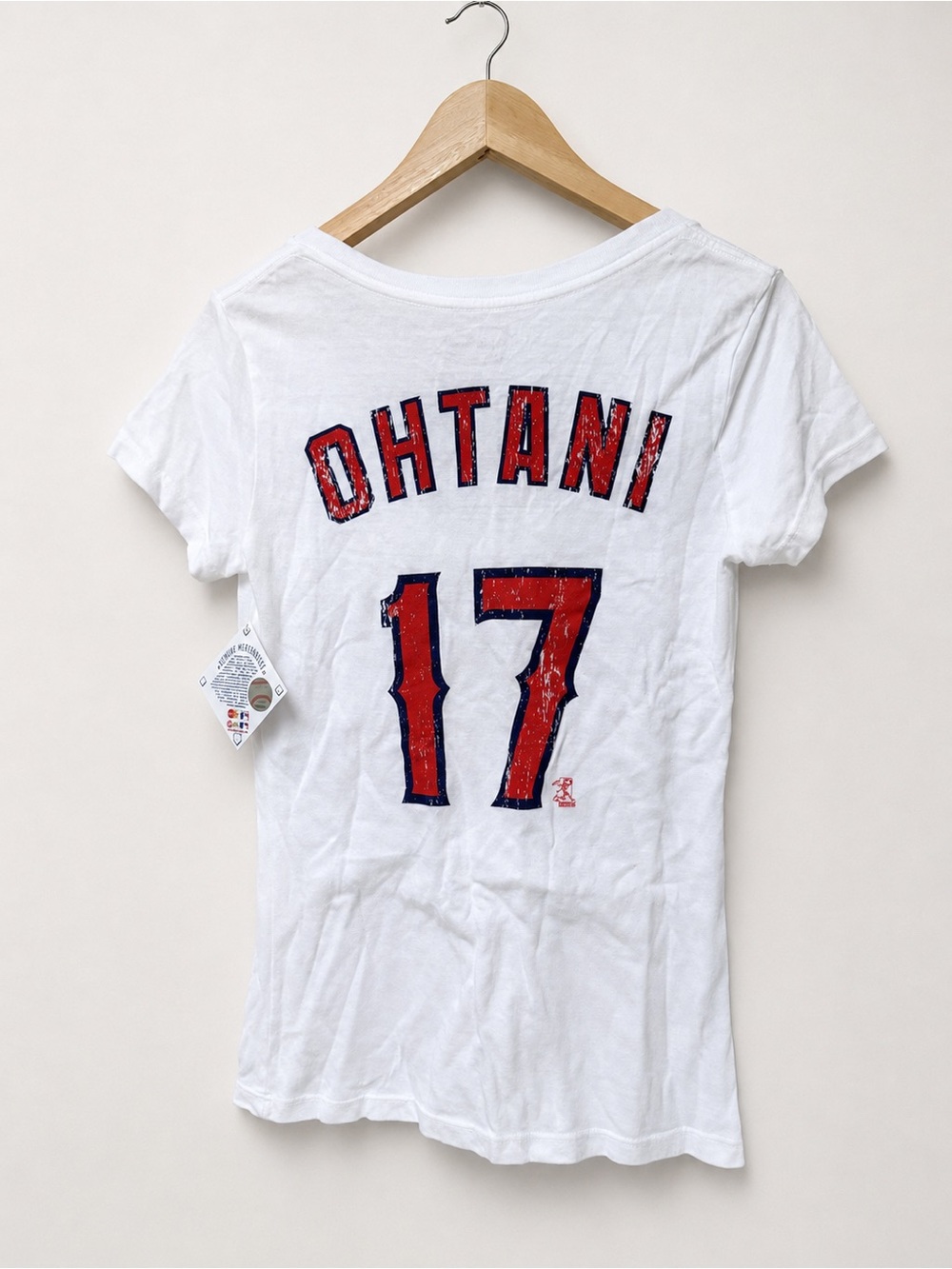 NWT Majestic Threads Shohei Ohtani #17 Angels Women’s S V-Neck Tee